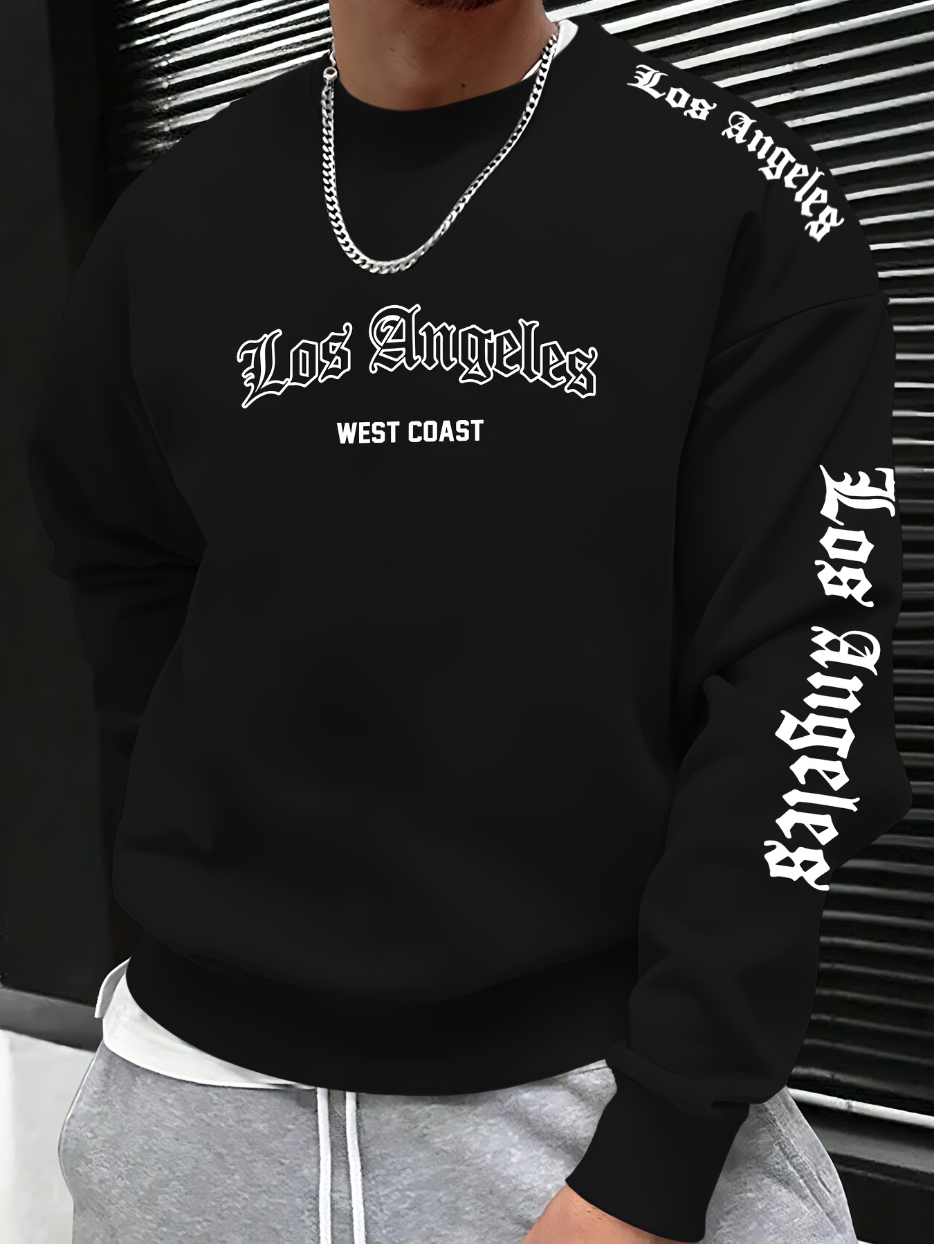 Men'S Tops Fashion - 2026 Autumn/Winter Men's Round-neck Sweatshirt with