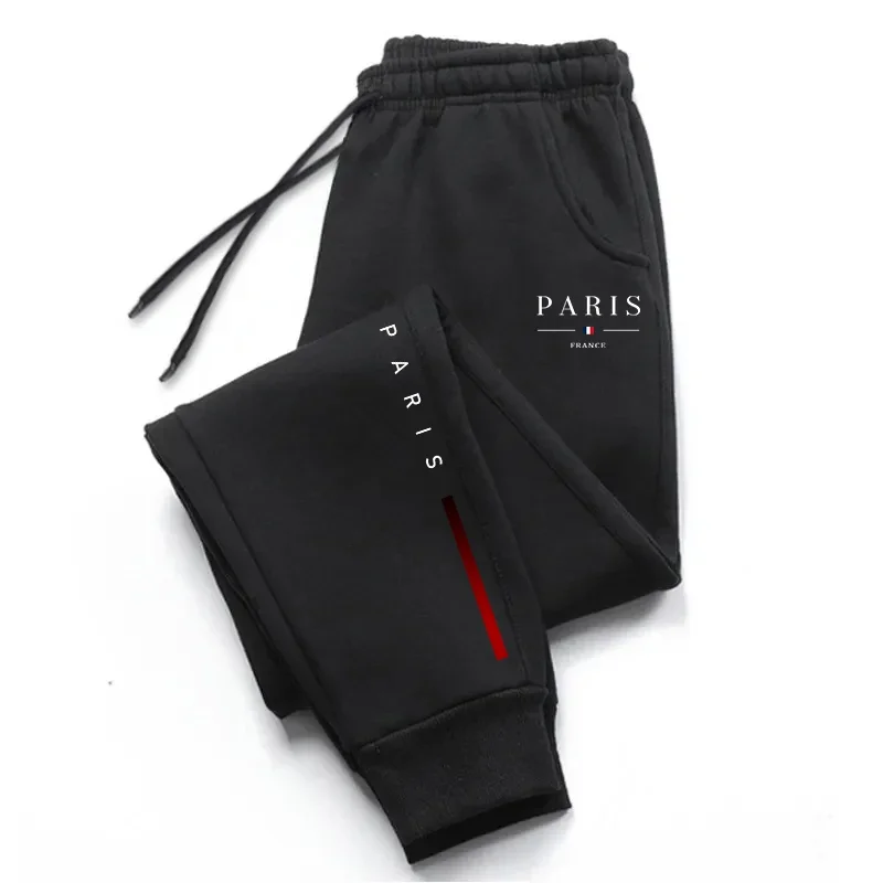 Paris Fashion Men - 2026 Men Paris‑Print Sweatpants, Urban Fashion