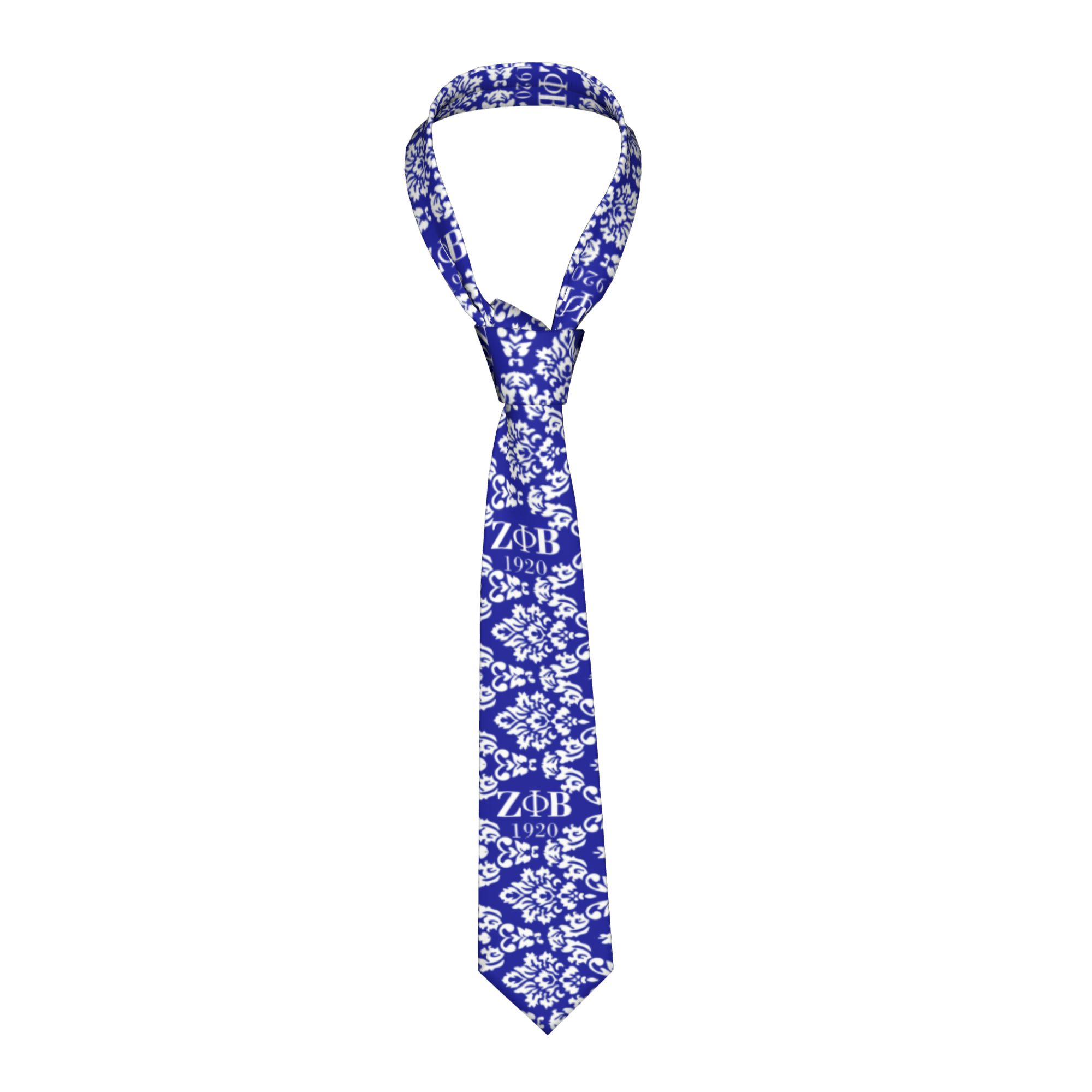 Mens Fashion In 1920 - Customized ZOB 1920 Sorority Ties for