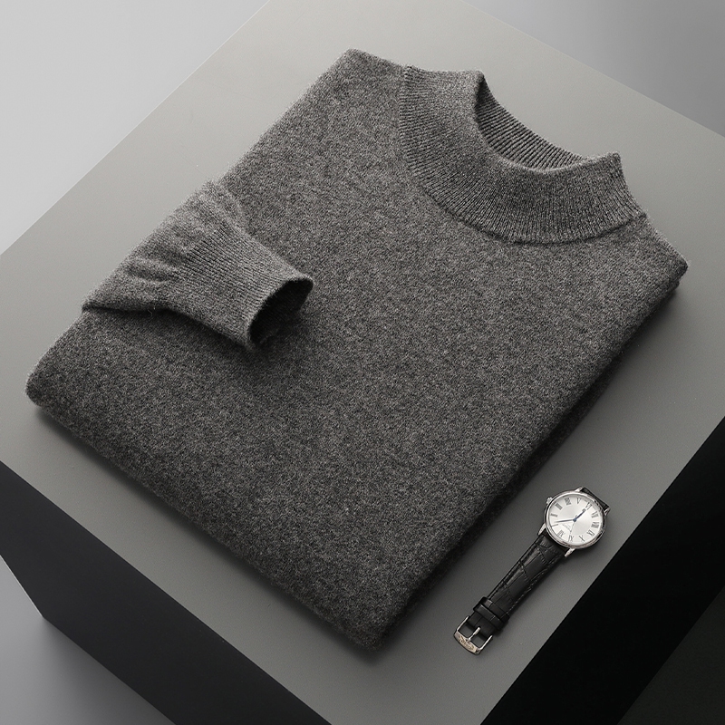 Turtleneck Sweater Men - Autumn and Winter Men's Cashmere Sweater