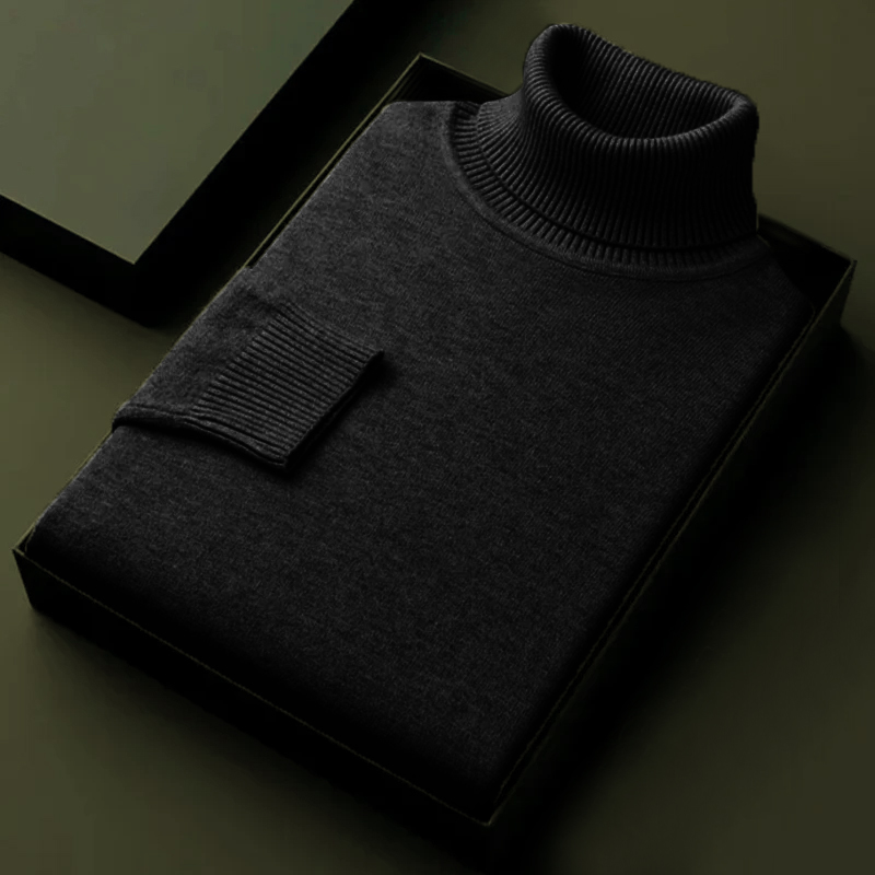 Autumn Mens High Quality Knitt - đánh giá và giá Turtleneck Sweater Men