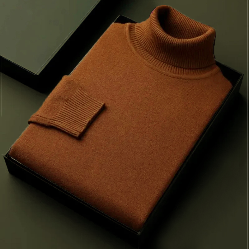 Autumn Mens High Quality Knitt - đánh giá và giá Turtleneck Sweater Men