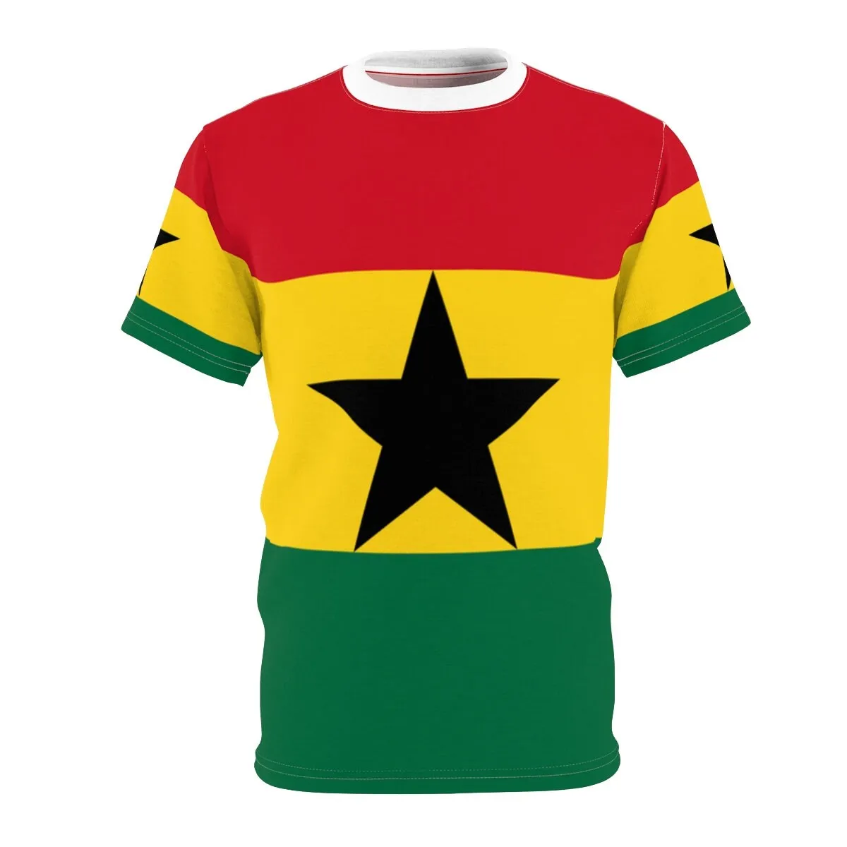 Abstract Vintage Ghana Flag 3D - đánh giá và giá Mens Fashion Dress Shirts