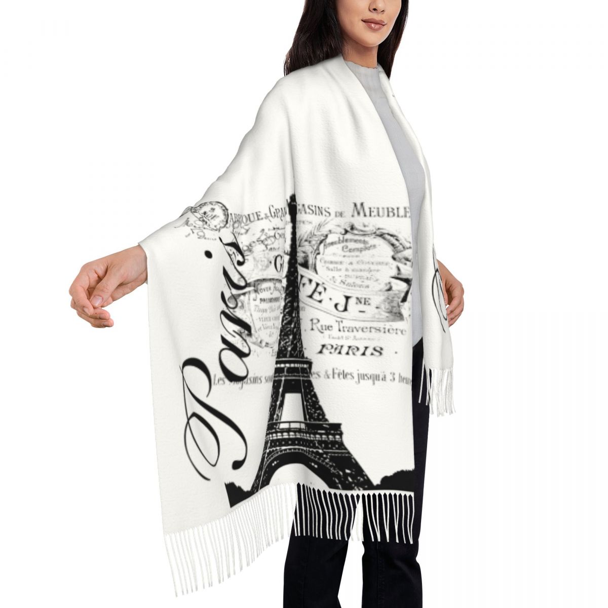 Custom Printed Vintage Eiffel  - đánh giá và giá Paris Fashion Men