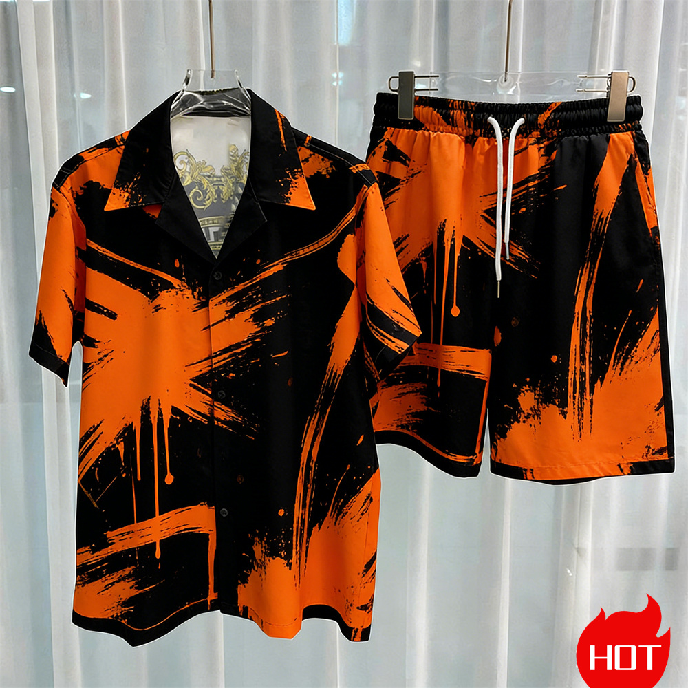 Digital printed men's set fash - đánh giá và giá Men'S Fashion Looks