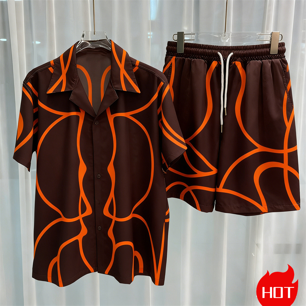 Digital printed men's set fash - đánh giá và giá Men'S Fashion Looks