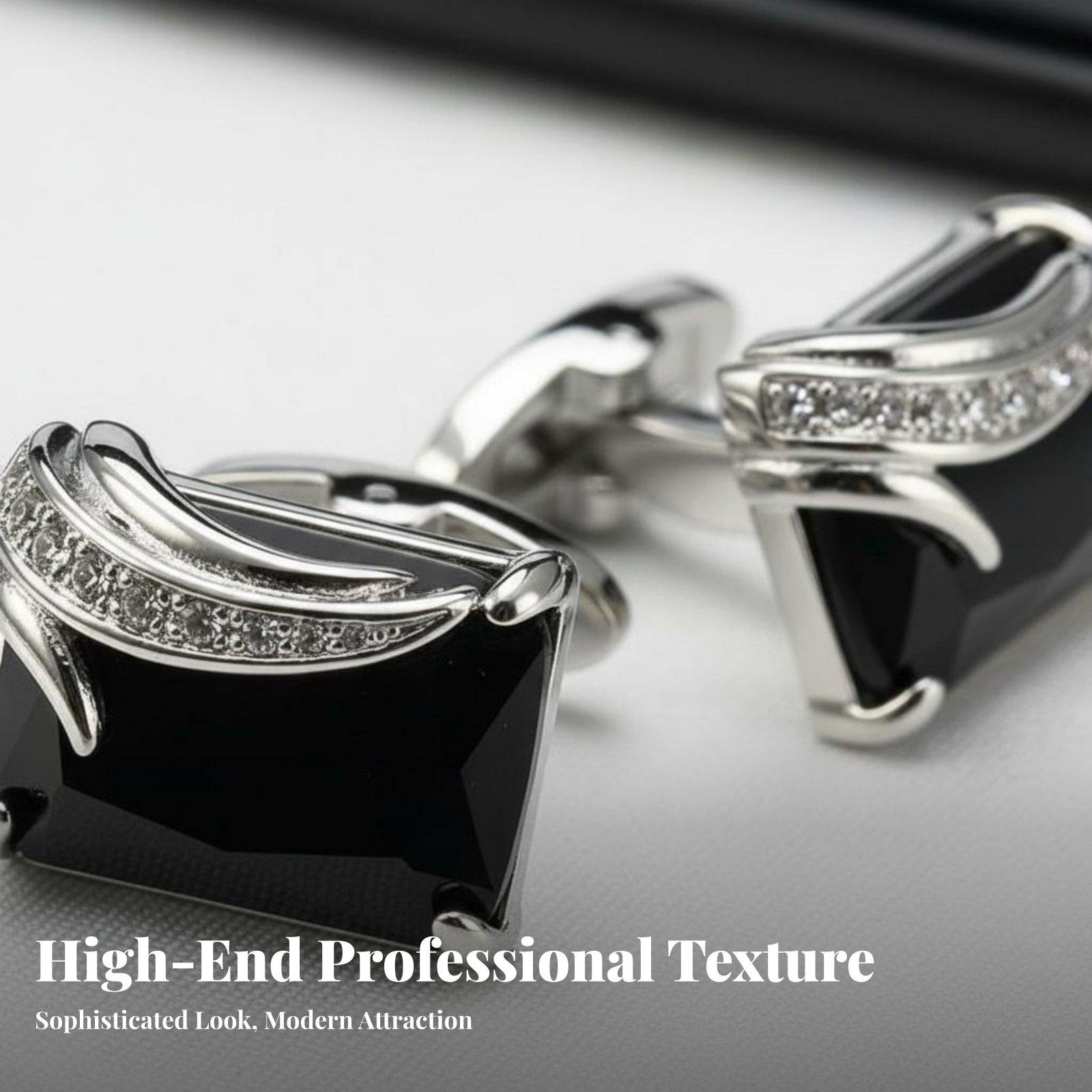 Fashion Crystal Men Cufflinks  - đánh giá và giá Mens Fashion Dress Shirts