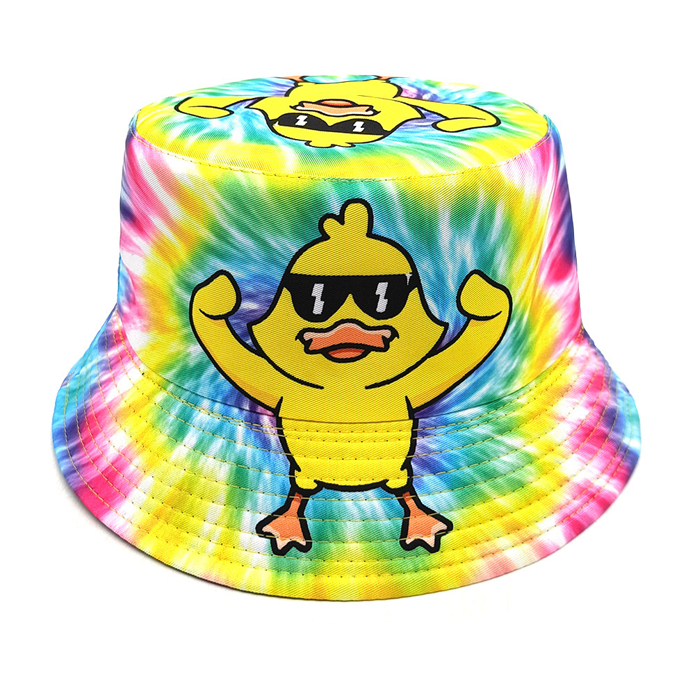 Funny Cartoon Duck Print Bucke - đánh giá và giá Mens Fashion Bucket Hat