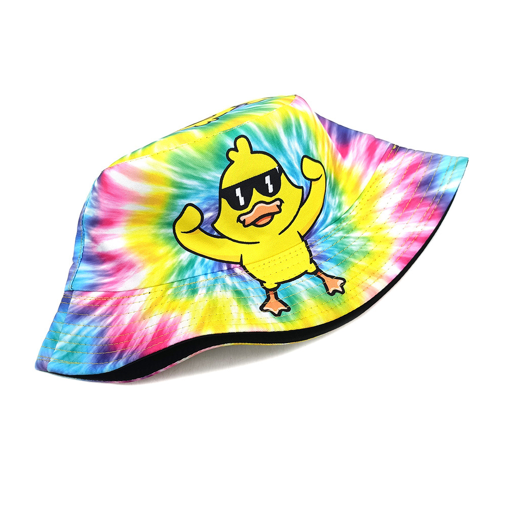Funny Cartoon Duck Print Bucke - đánh giá và giá Mens Fashion Bucket Hat