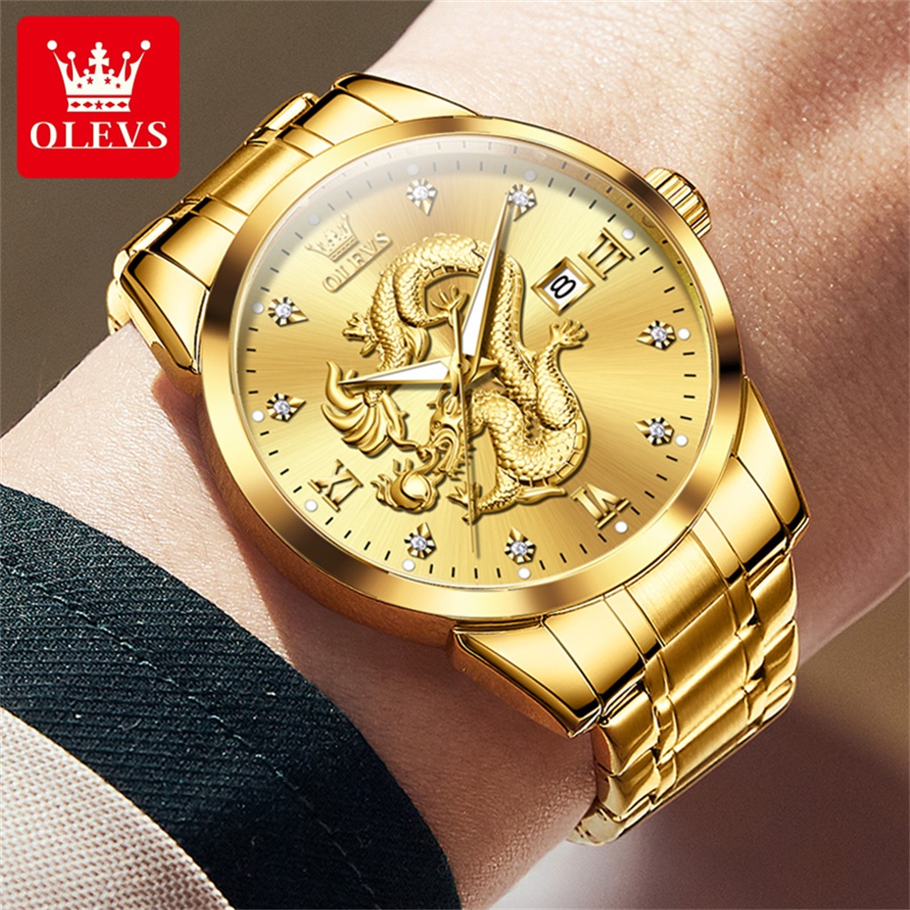 OLEVS 3619 Men Watch Luxury Go - đánh giá và giá Mens Fashion In 1920