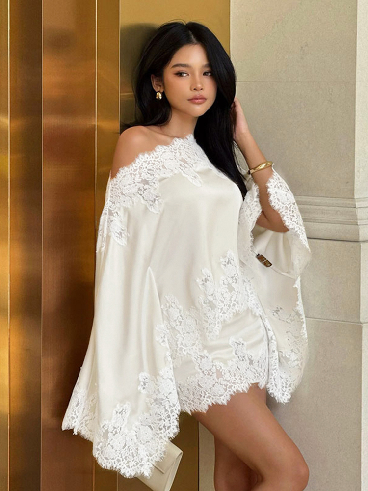 Elegant Lace Patchwork Women's - đánh giá và giá Men'S Fashion Line