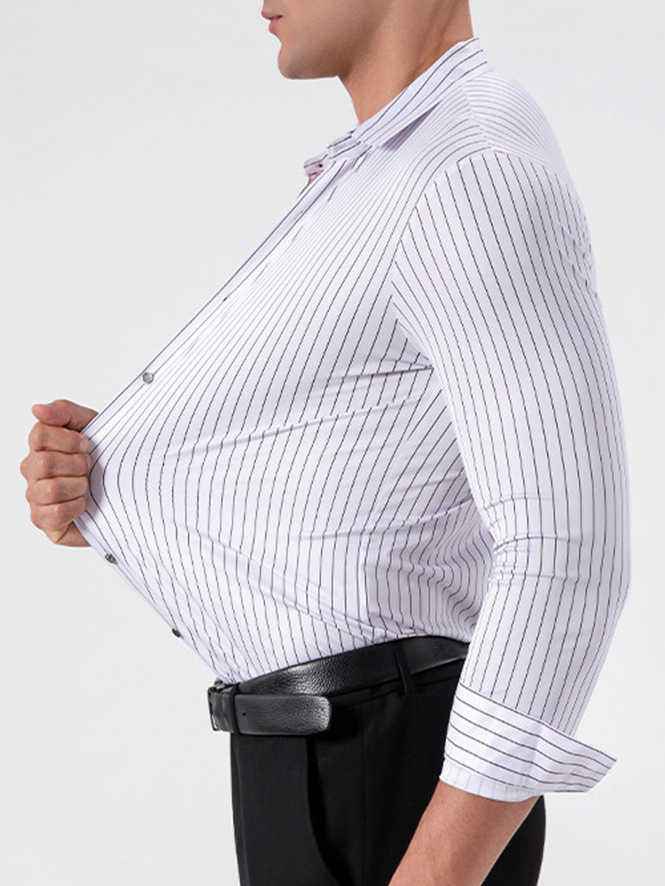 Retro Striped Wrinkle Free Str - đánh giá và giá Mens Fashion Dress Shirts