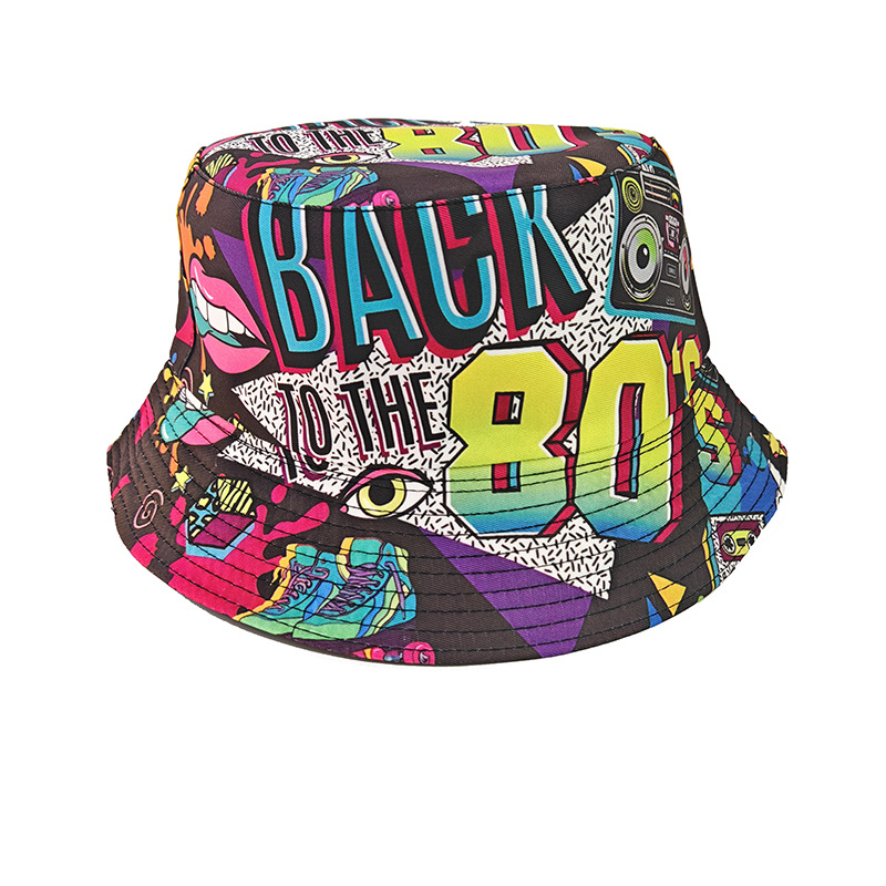 Fashion Retro Graffiti 80s 90s - đánh giá và giá Mens Fashion Bucket Hat