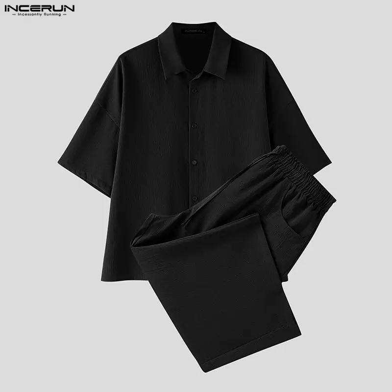 INCERUN Men's Sets Solid Lapel - đánh giá và giá Men'S Fashion For Summer 2026