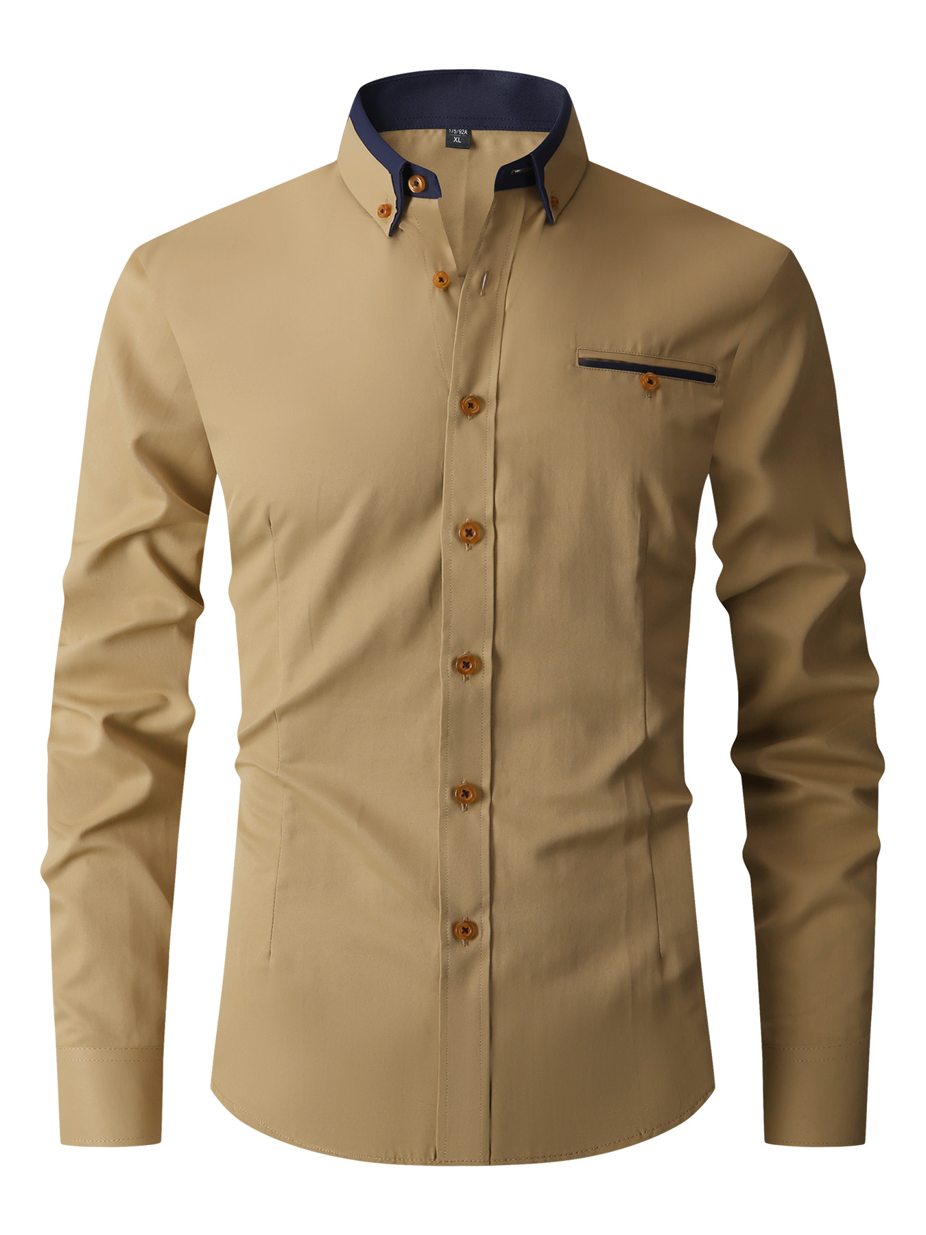 Men Formal Shirt Long Sleeve O - đánh giá và giá Mens Fashion Dress Shirts