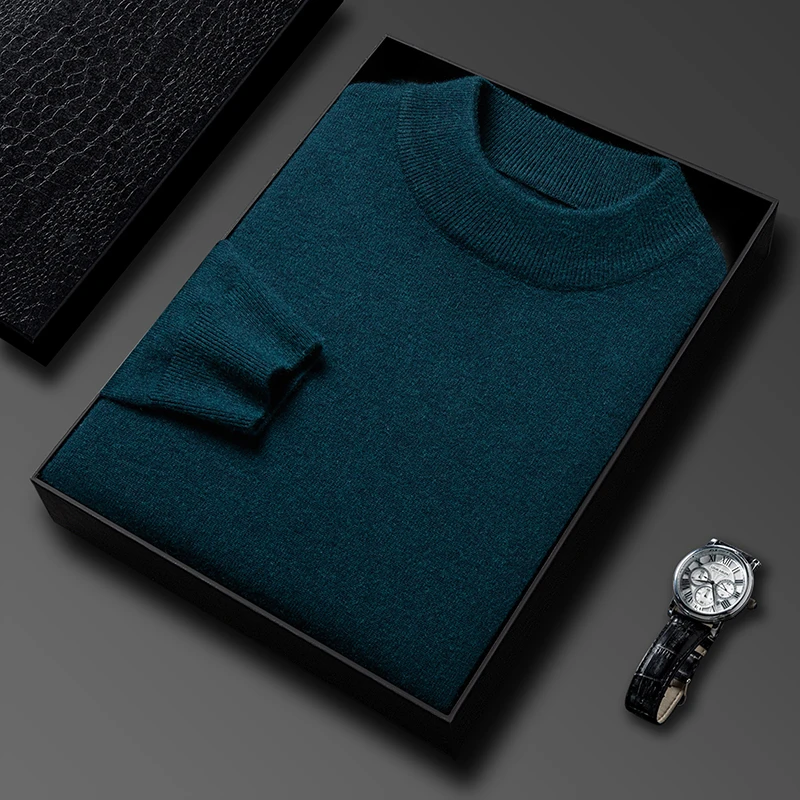Half Turtleneck Knitwear Sweat - đánh giá và giá Turtleneck Sweater Men