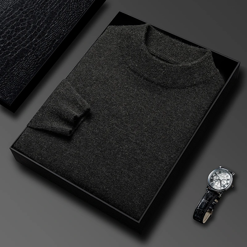Half Turtleneck Knitwear Sweat - đánh giá và giá Turtleneck Sweater Men