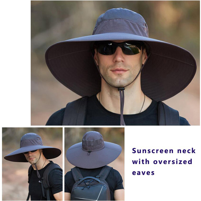 Hot Nam 15CM Lớn Rộng Vành Ngư - đánh giá và giá Mens Fashion Bucket Hat