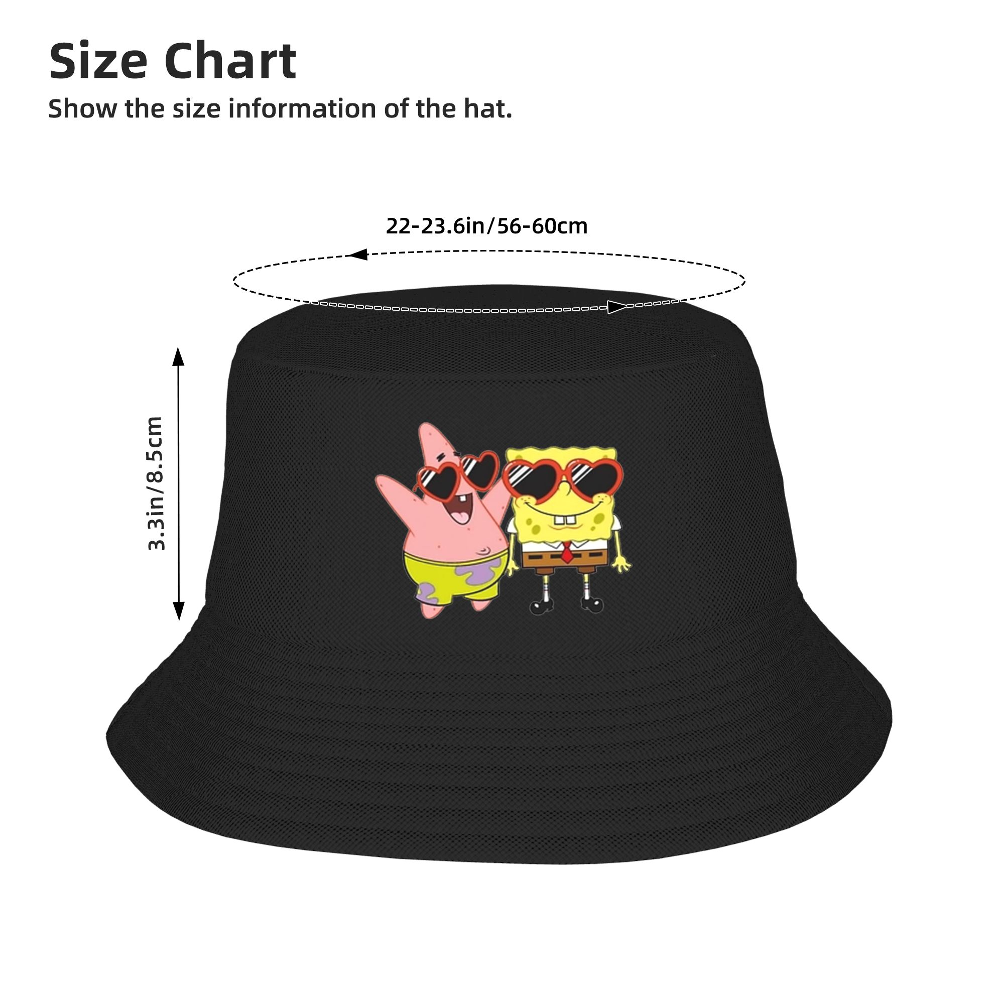 Spongebobs Bucket Hat heart St - đánh giá và giá Mens Fashion Bucket Hat