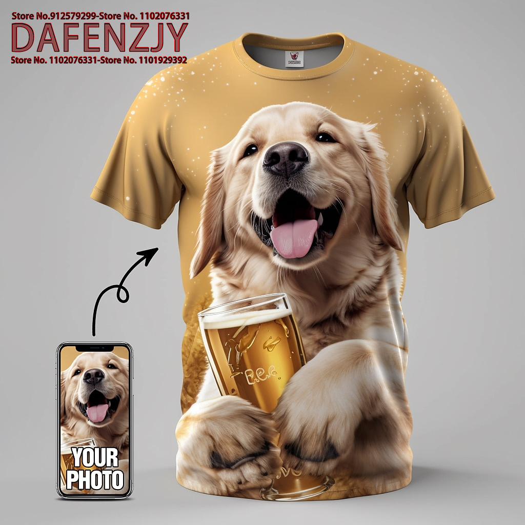 Custom Funny Pet Photo 3D All  - đánh giá và giá Mens Fashion Dress Shirts