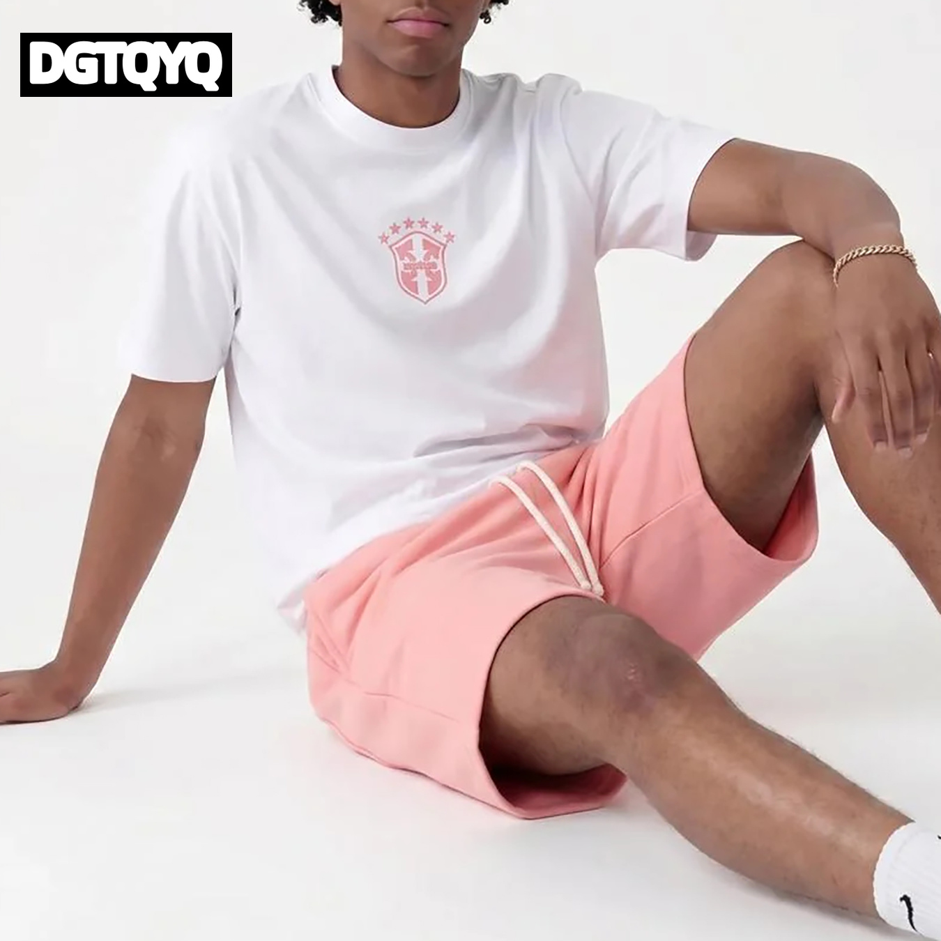 Man's Summer New Pink Embroide - đánh giá và giá Mens Fashion Zip Up