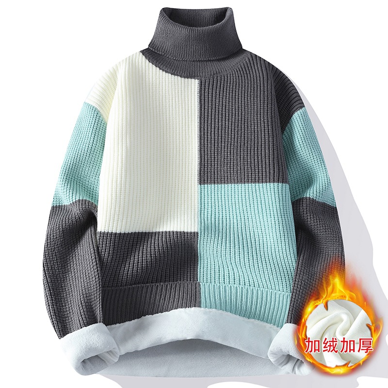 New Winter Men Fleece Warm Tur - đánh giá và giá Turtleneck Sweater Men