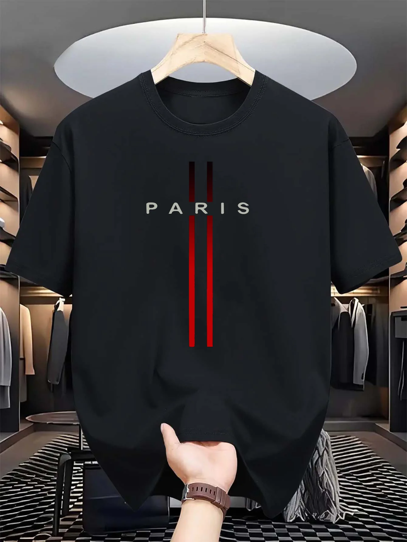 Men's 100% pure cotton summer  - đánh giá và giá Paris Fashion Men