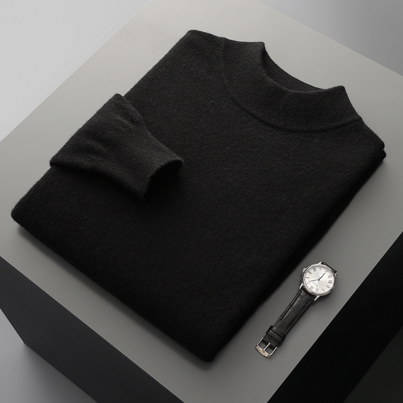 Autumn and Winter Men's Cashme - đánh giá và giá Turtleneck Sweater Men