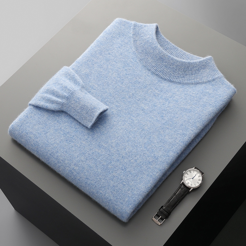 Autumn and Winter Men's Cashme - đánh giá và giá Turtleneck Sweater Men