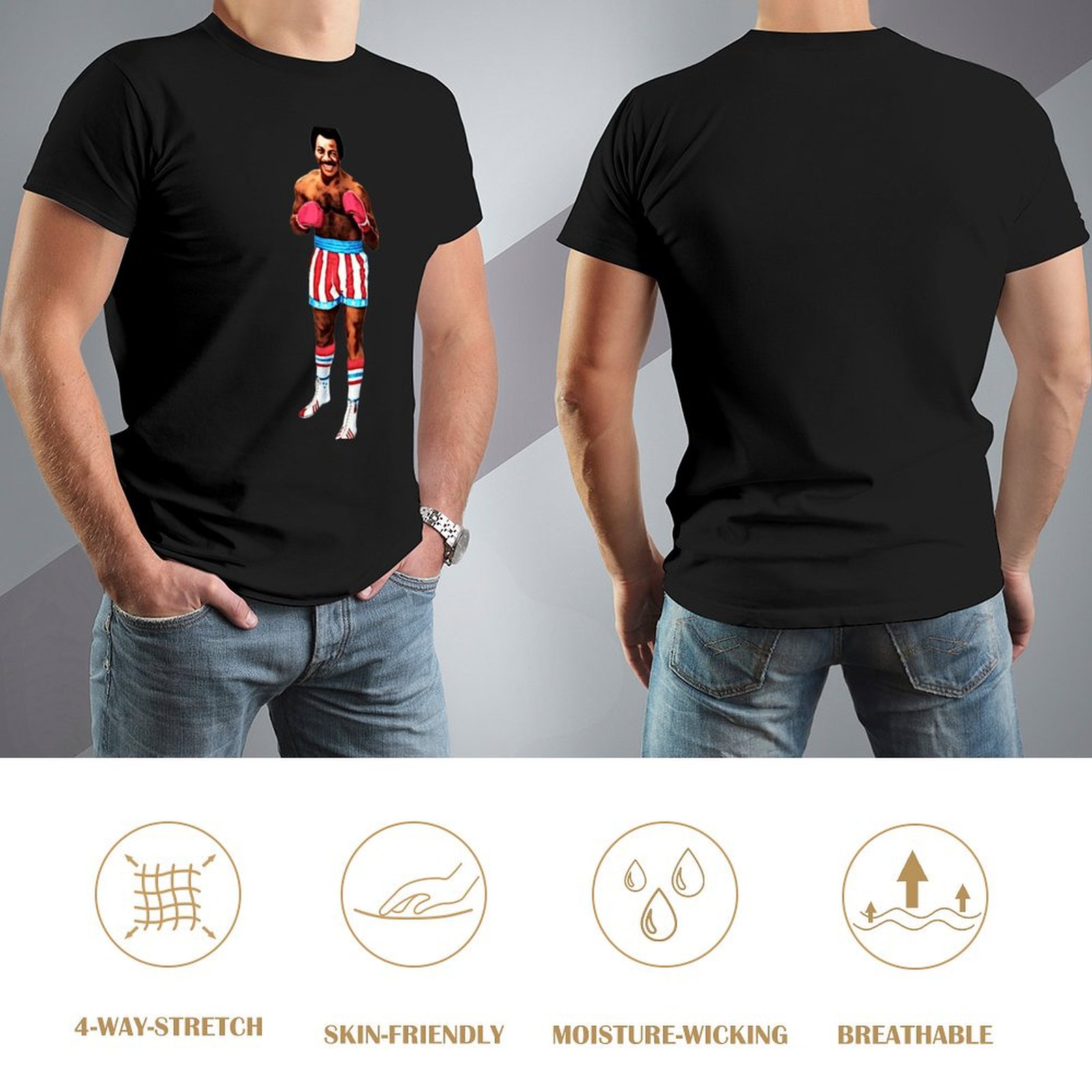Carl Weathers Apollo Creed T-S - đánh giá và giá Men'S Fashion For Hot Weather