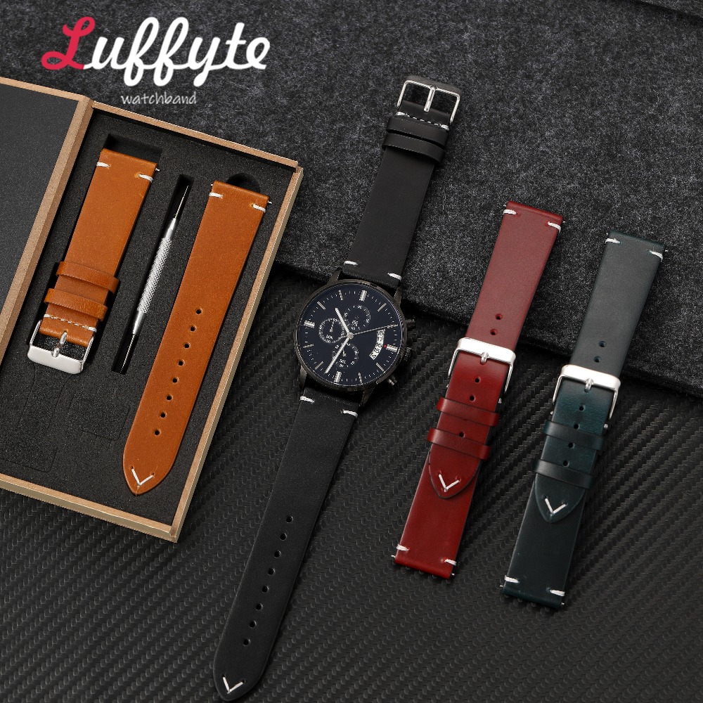 Men Oil Wax Leather Watch Stra - đánh giá và giá Mens Fashion In 1920