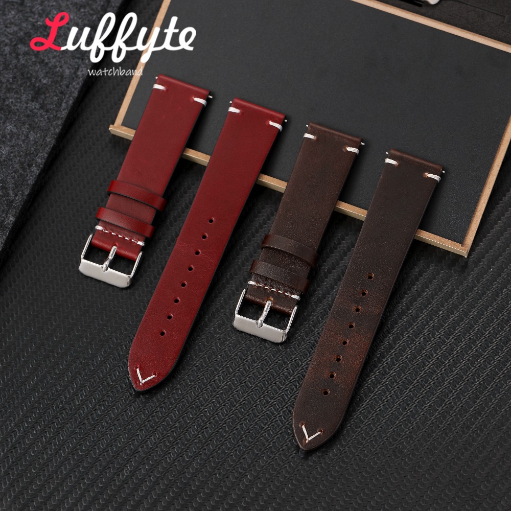 Men Oil Wax Leather Watch Stra - đánh giá và giá Mens Fashion In 1920
