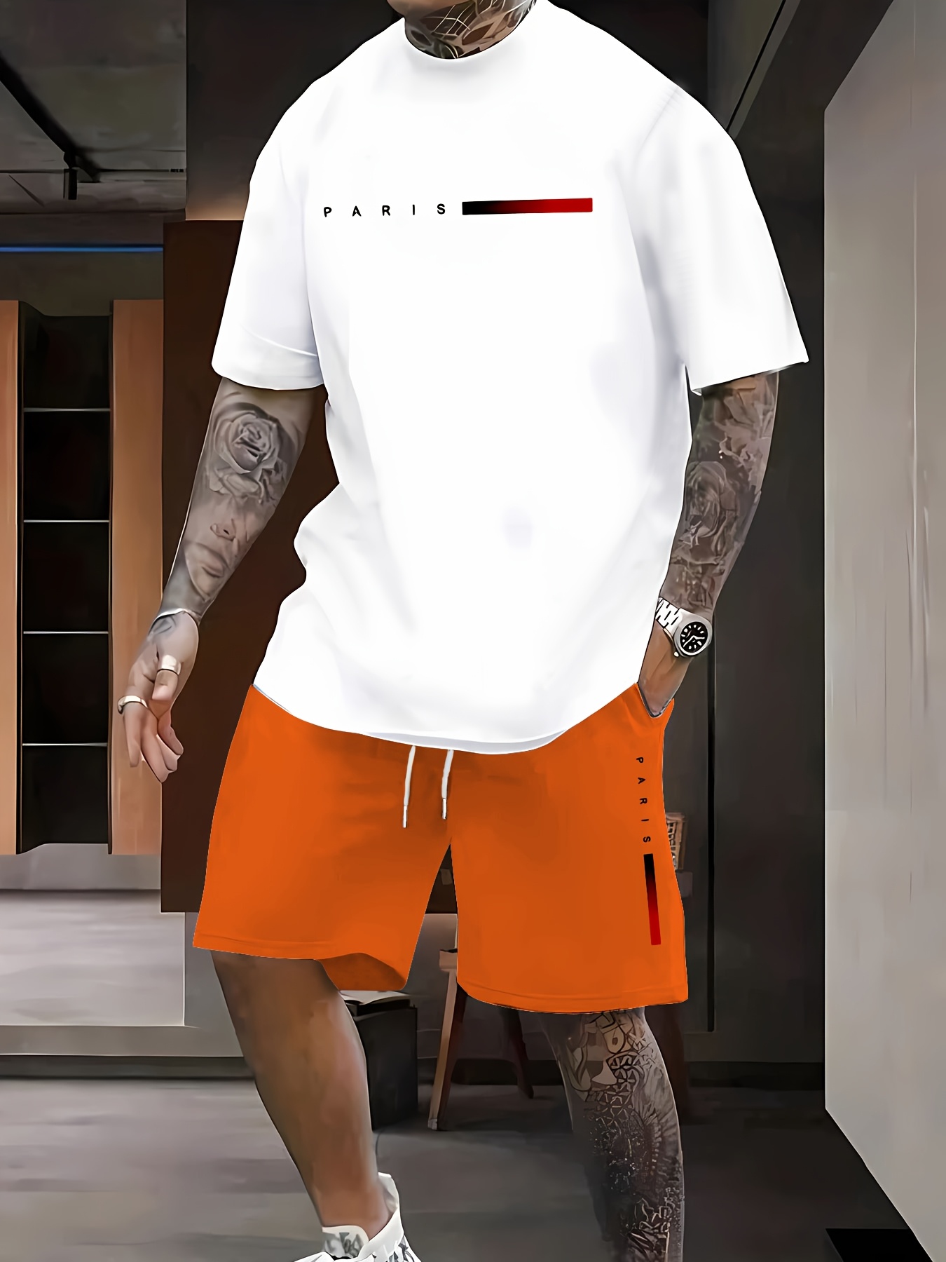 Paris Men's Casual Set Spring/ - đánh giá và giá Paris Fashion Men