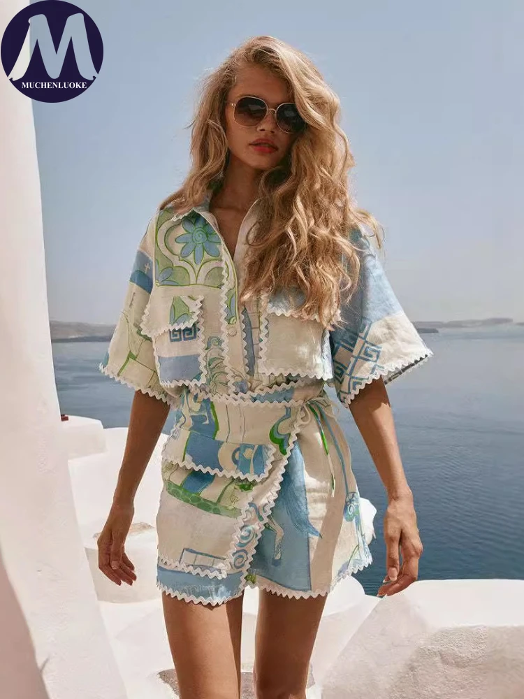 Ladies Summer Two-Piece Set Ca - đánh giá và giá Men'S Fashion Line