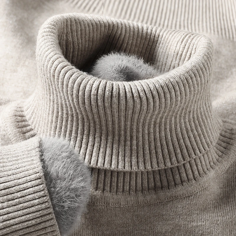 Sweatwear Mens Anti-pilling Hi - đánh giá và giá Turtleneck Sweater Men